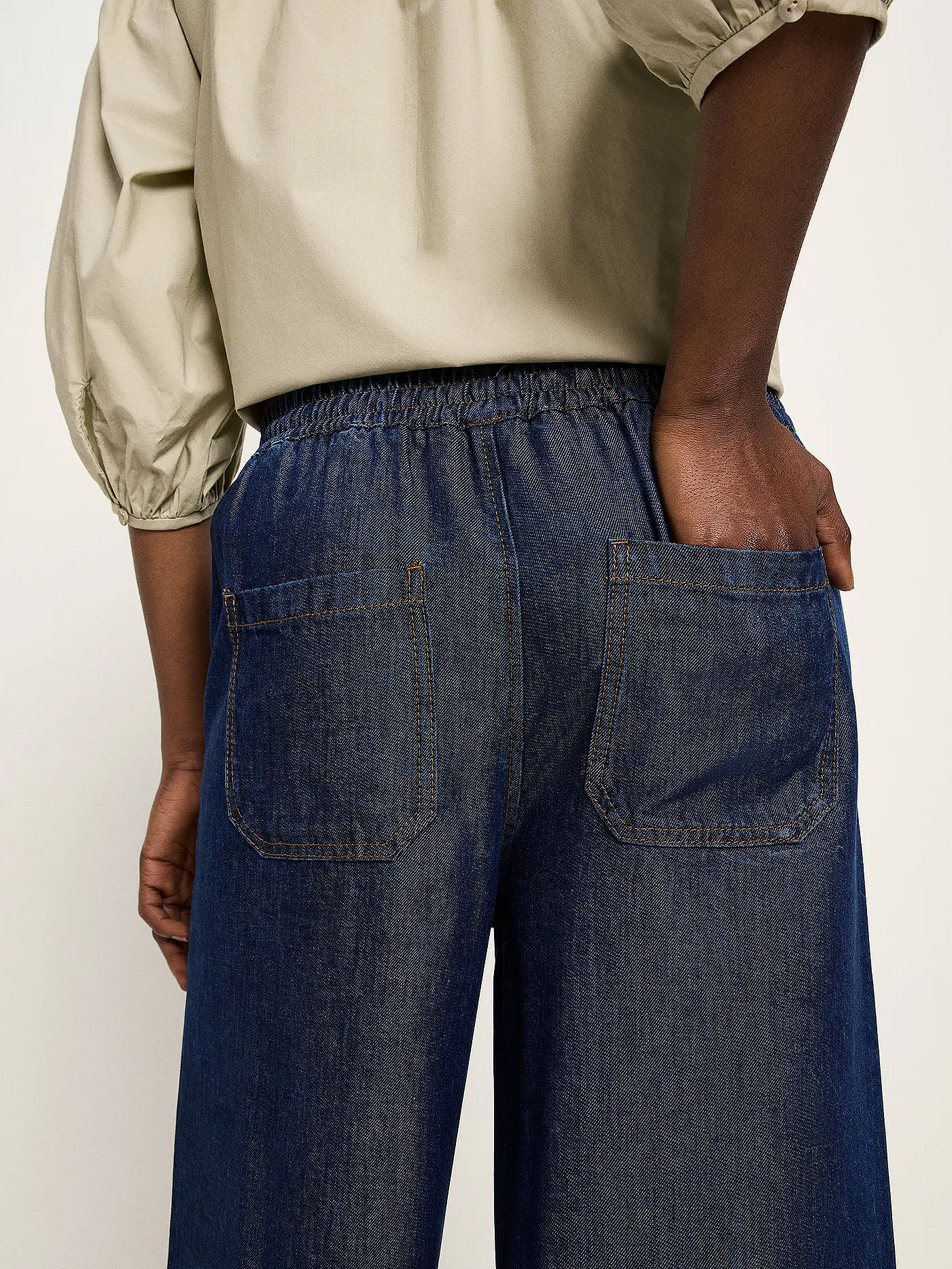 LANIUS | Jeans Wide Leg  | dunkelblau