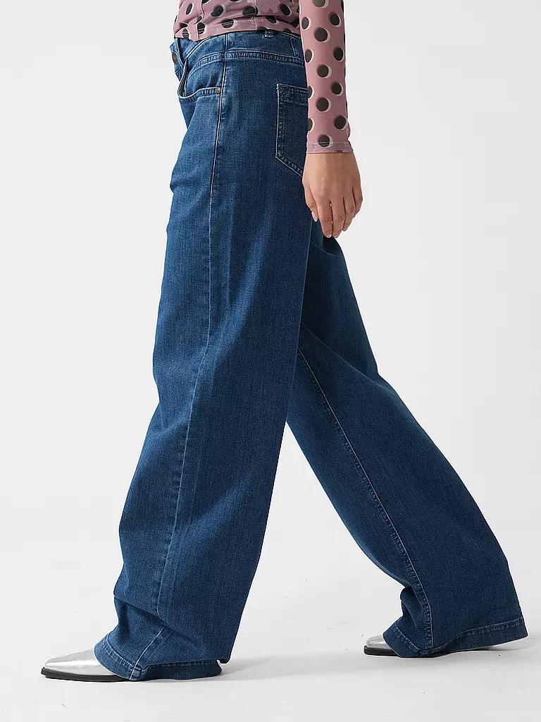 LANIUS | Jeans Wide Leg Fit  | blau