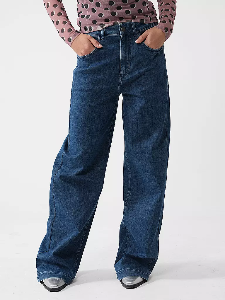 LANIUS | Jeans Wide Leg Fit | blau