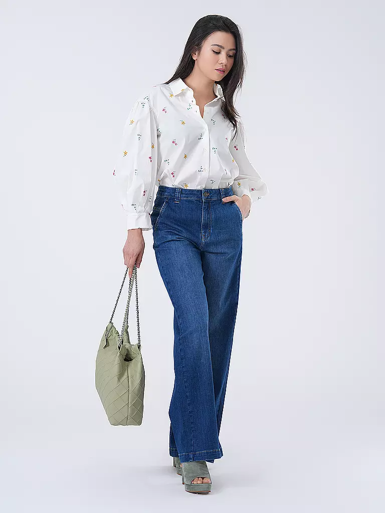 LANIUS | Jeans Wide Leg | blau