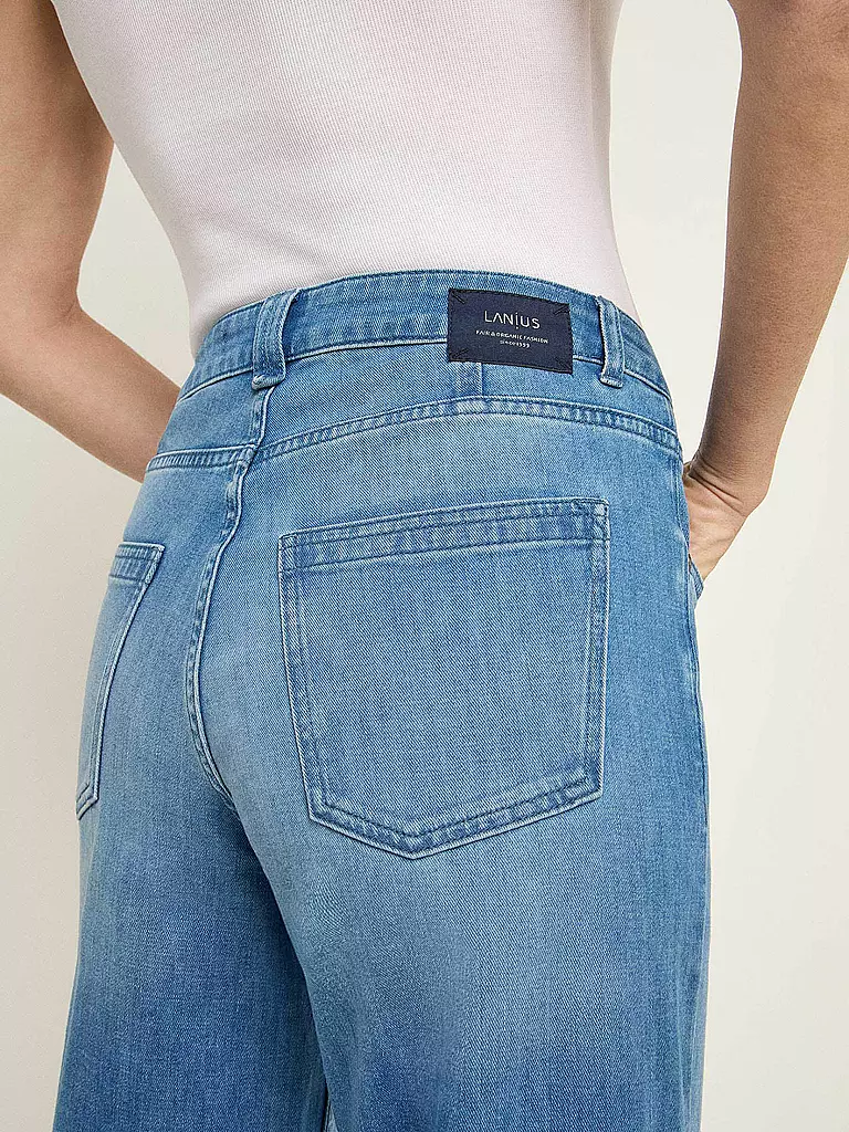 LANIUS | Jeans Wide Leg | blau