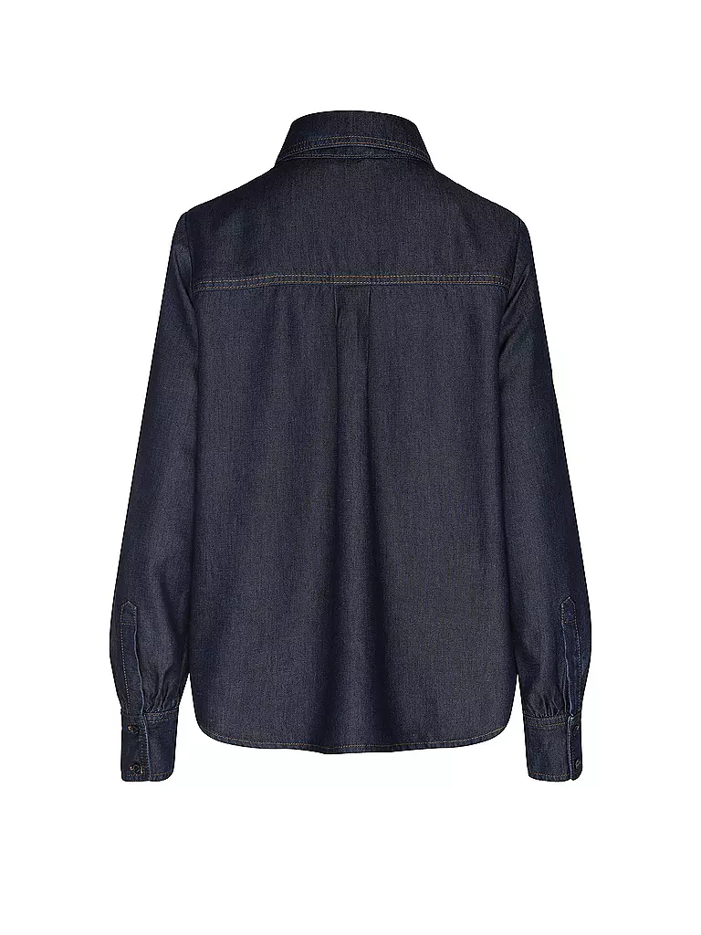 LANIUS | Jeansbluse | dunkelblau