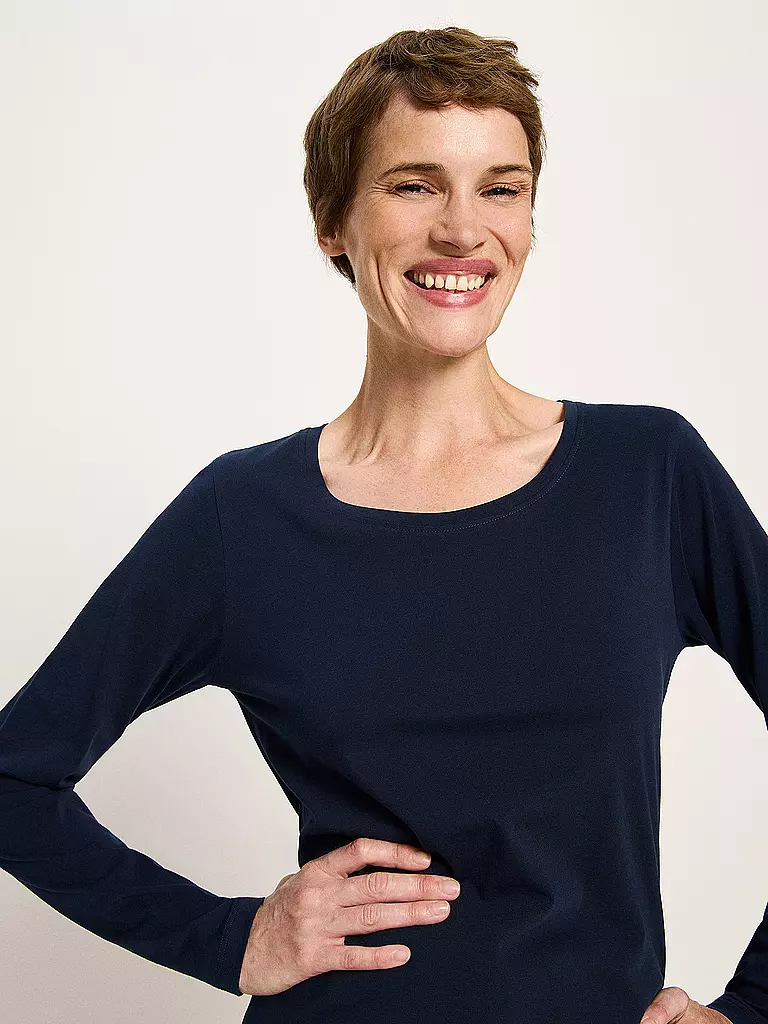 LANIUS | Langarmshirt  | dunkelblau