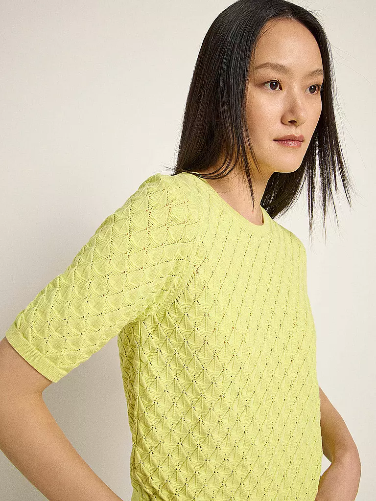 LANIUS | Pullover AJOUR | gelb