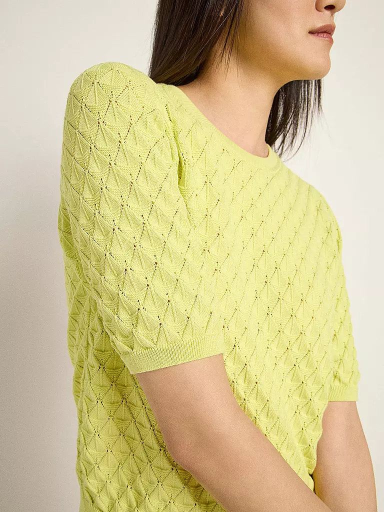 LANIUS | Pullover AJOUR | gelb