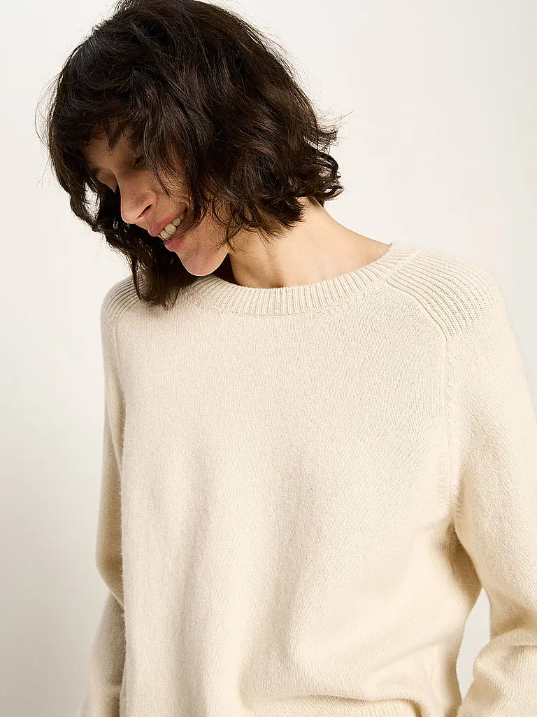 LANIUS | Pullover Cropped Fit | creme