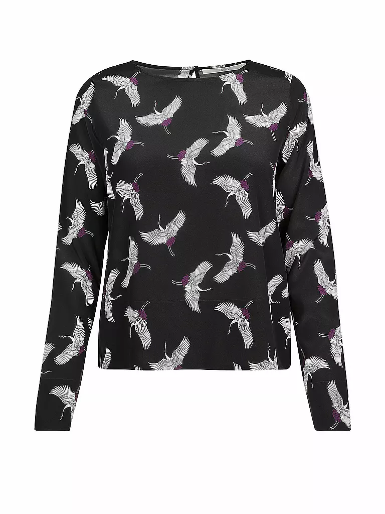 LANIUS | Seidenbluse "Kranich" | 