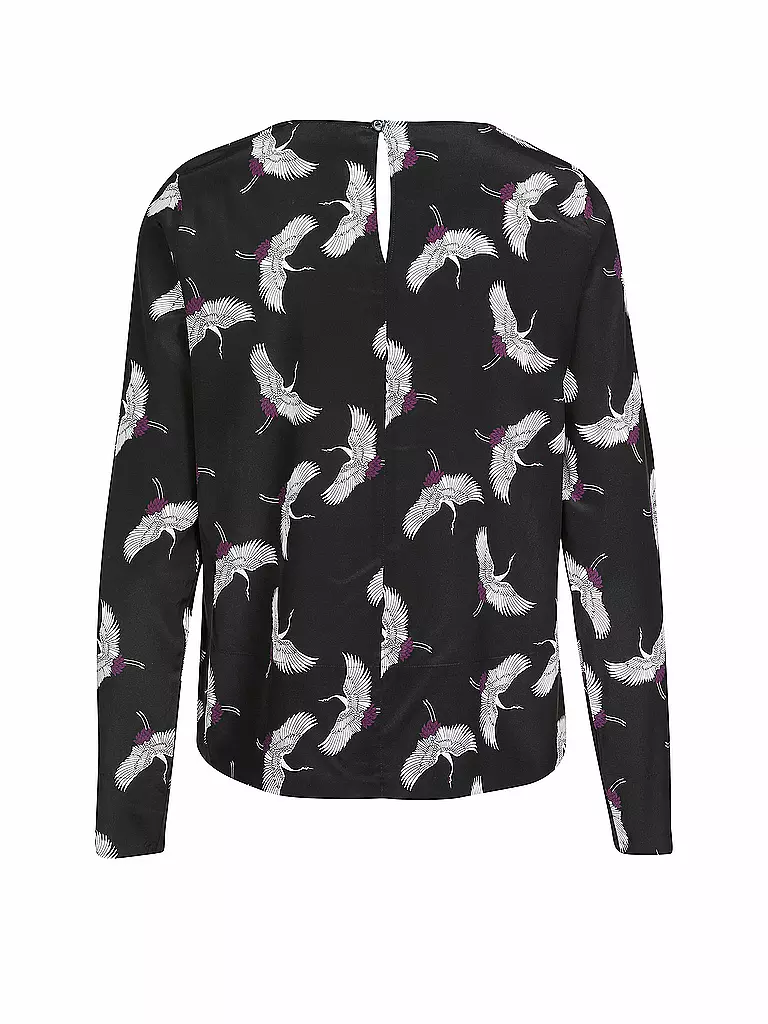 LANIUS | Seidenbluse "Kranich" | 