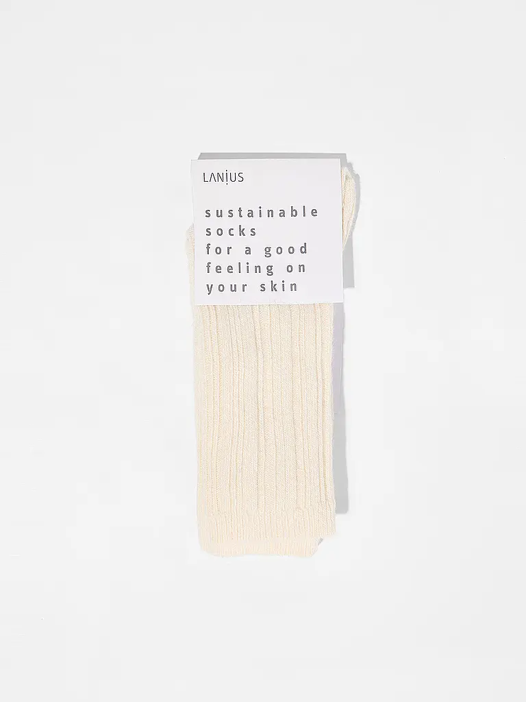 LANIUS | Socken off white | creme
