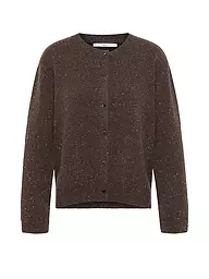 LANIUS | Strickjacke Boxy Fit | braun
