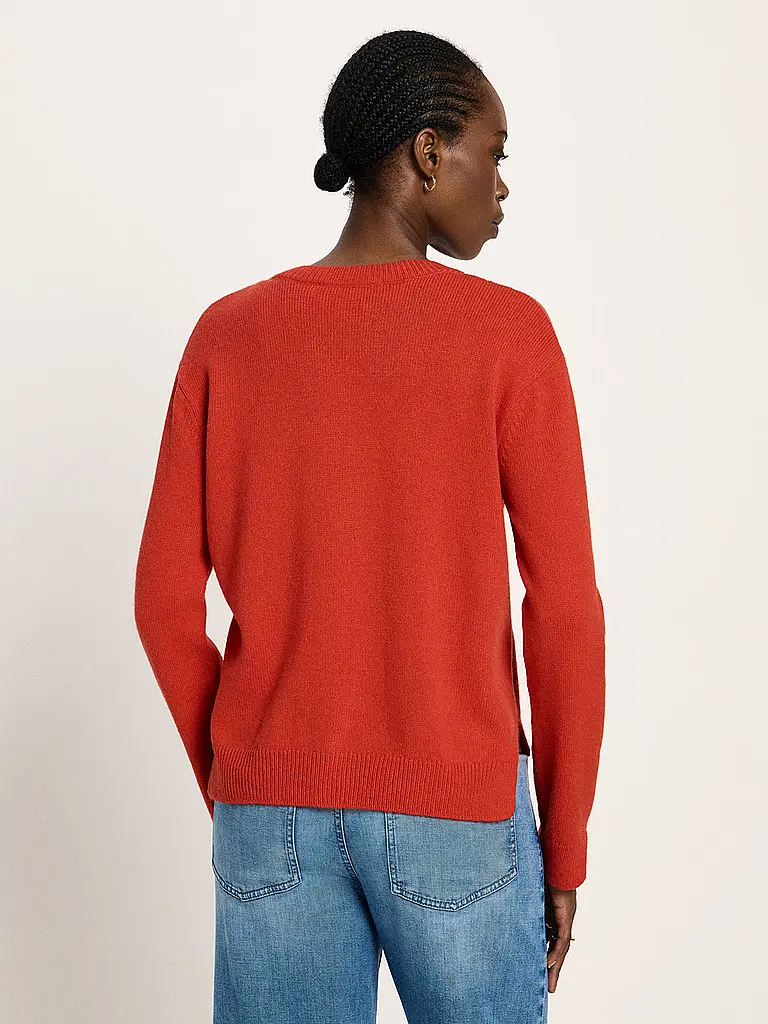LANIUS | Strickjacke Boxy Fit | rot