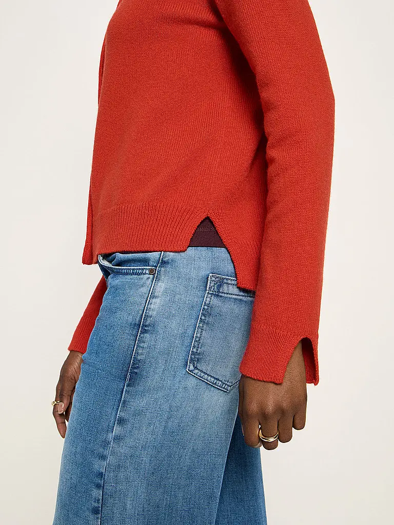 LANIUS | Strickjacke Boxy Fit | rot