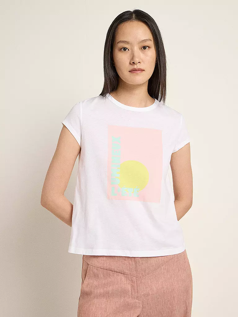LANIUS | T-Shirt  | weiss