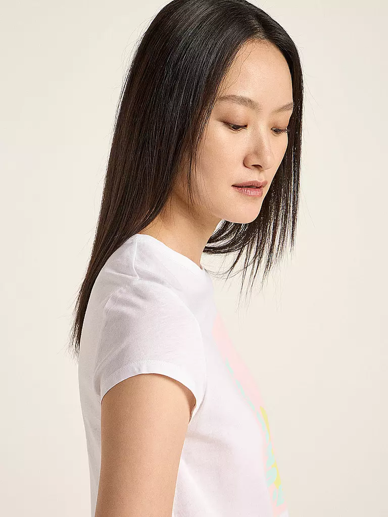 LANIUS | T-Shirt  | weiss