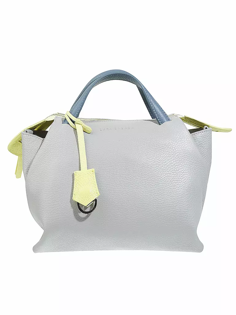 LARA LAUREN | Ledertasche - Handtasche | grau