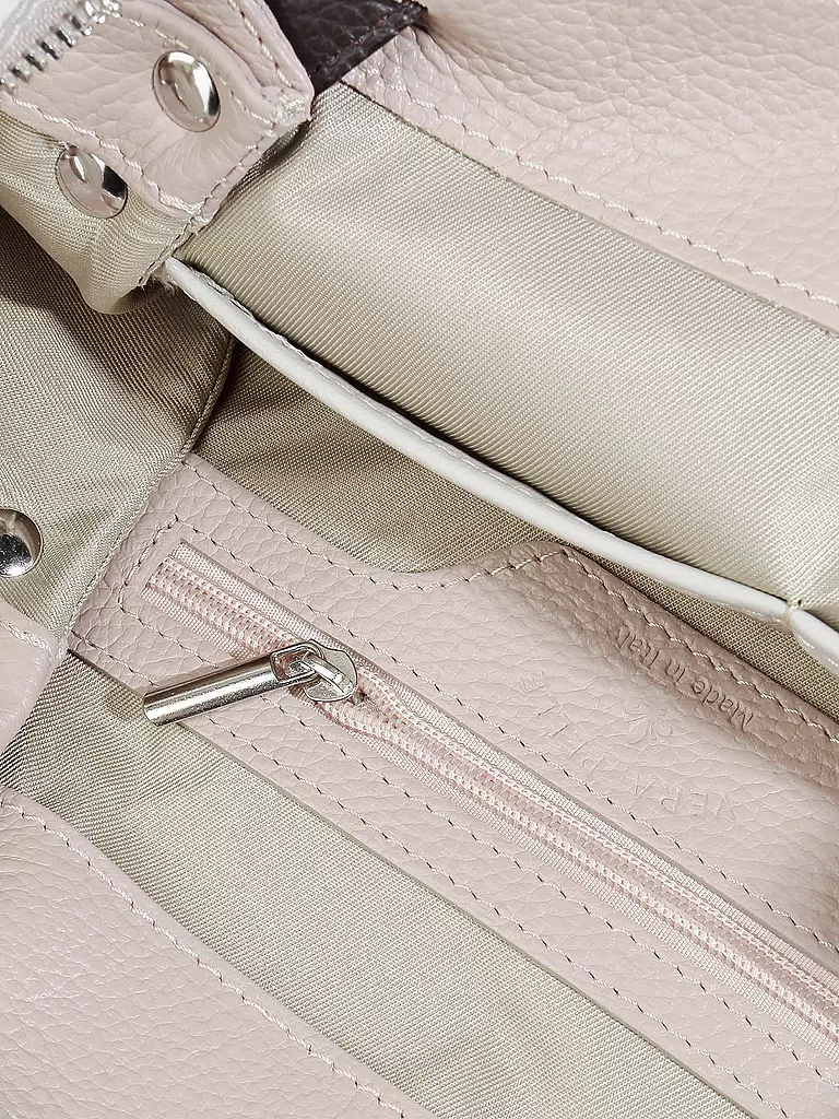 LARA LAUREN | Ledertasche - Handtasche | rosa