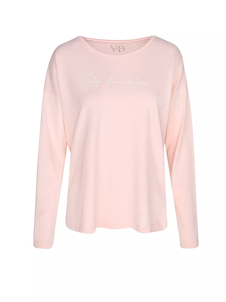 LASCANA | Langarmshirt COZY DREAMS  | rosa