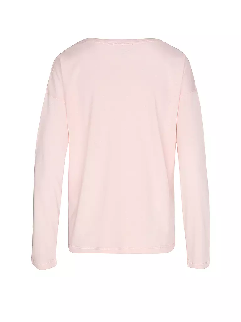 LASCANA | Langarmshirt COZY DREAMS  | rosa