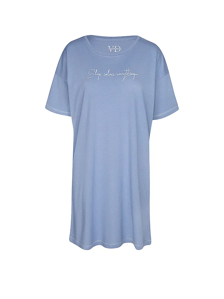LASCANA | Nachthemd - Sleepshirt VIVANCE DREAMS | blau