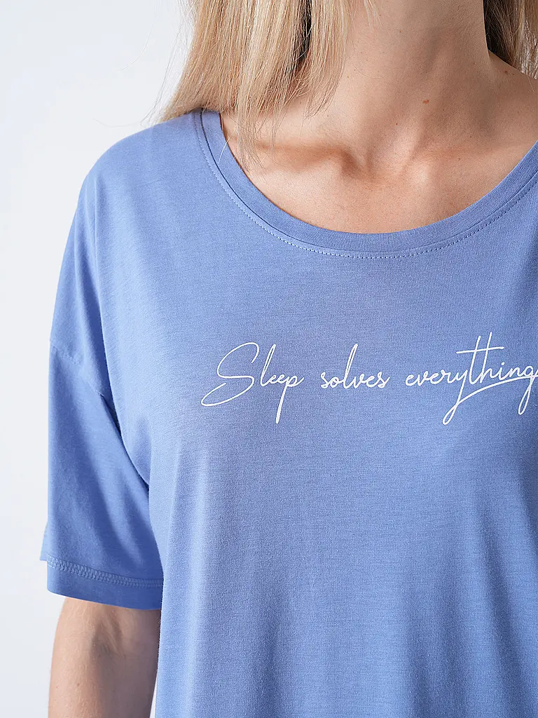 LASCANA | Nachthemd - Sleepshirt VIVANCE DREAMS | blau