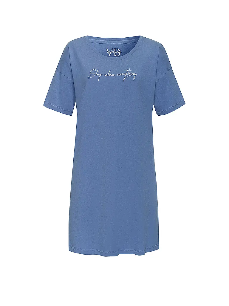 LASCANA | Nachthemd - Sleepshirt VIVANCE DREAMS | blau