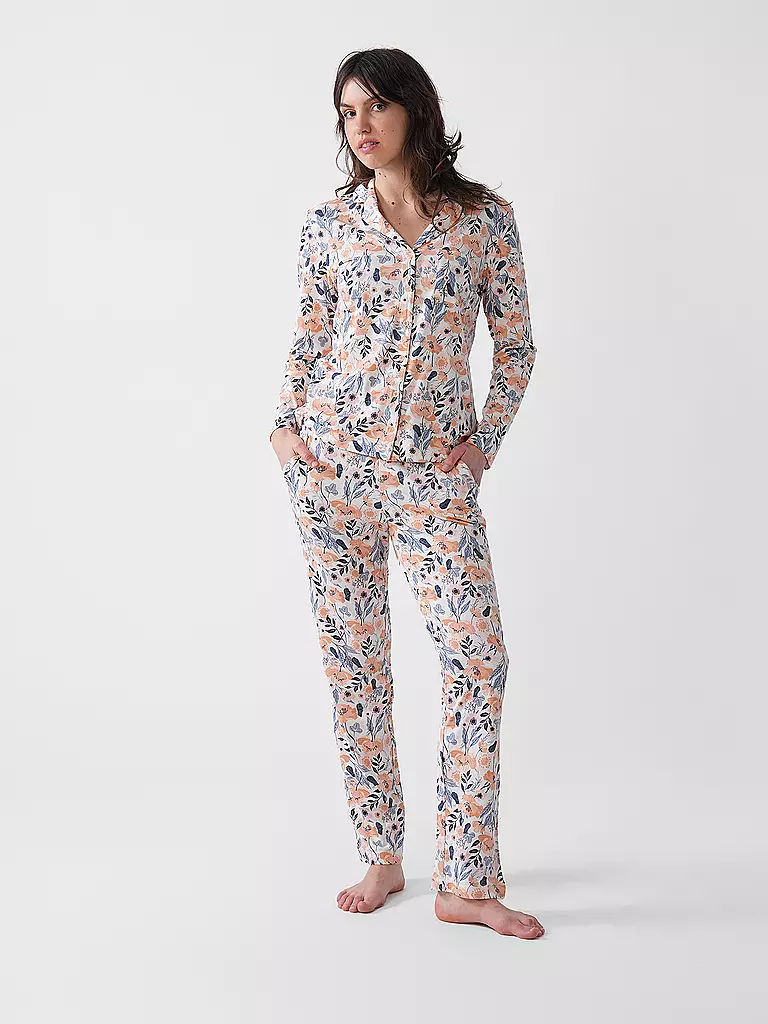 LASCANA | Pyjama COSY WORLD | creme