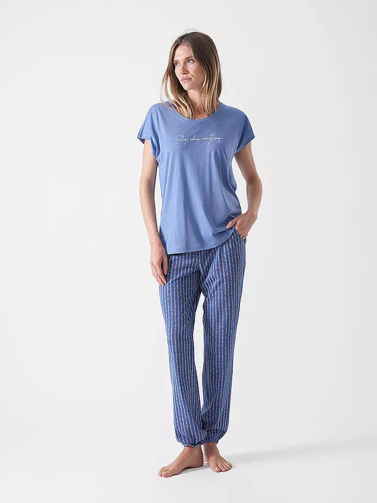 LASCANA | Pyjamahose VIVANCE DREAMS | blau
