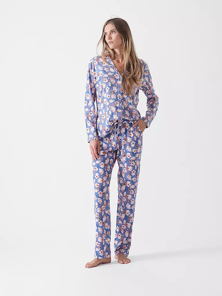 LASCANA | Pyjamahose VIVANCE DREAMS | blau