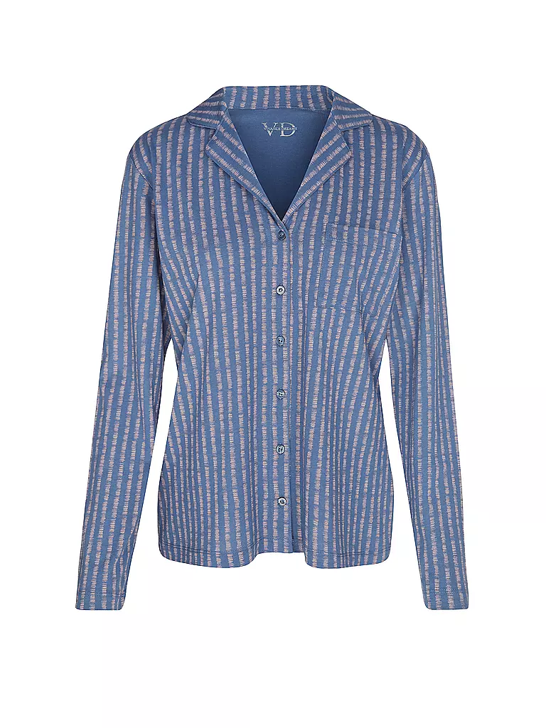 LASCANA | Pyjamaoberteil VIVANCE DREAMS | blau