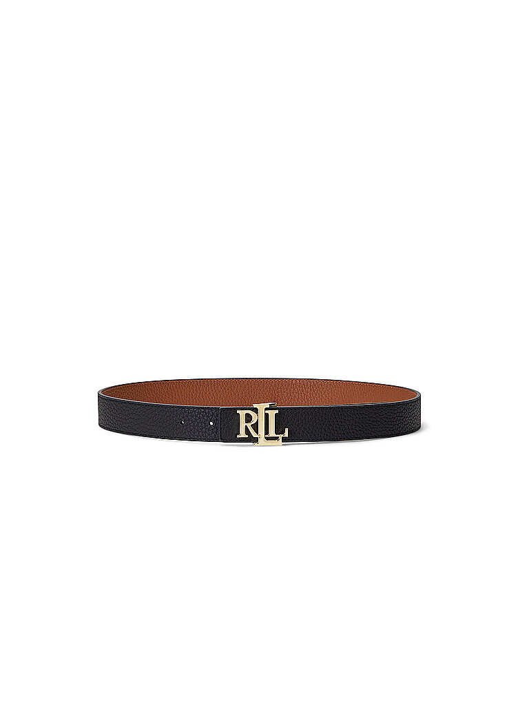 LAUREN RALPH LAUREN Wendegürtel schwarz | 85CM