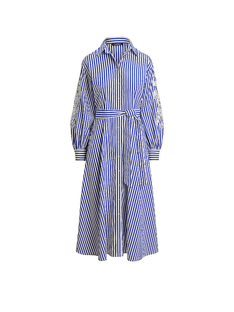 LAUREN RALPH LAUREN Midikleid LURVETTE blau | 34