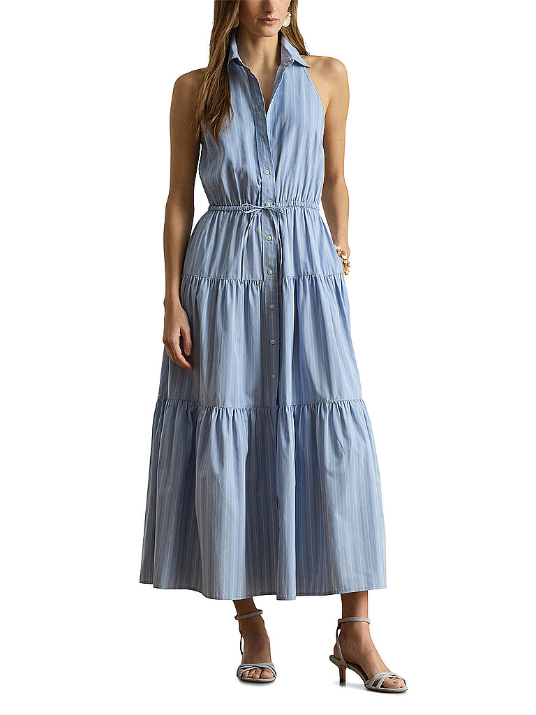 LAUREN RALPH LAUREN Midikleid hellblau | 36
