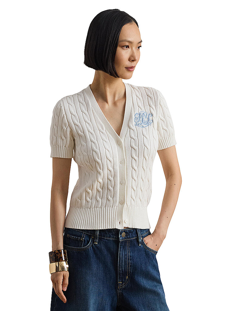 LAUREN RALPH LAUREN Cardigan weiss | XL
