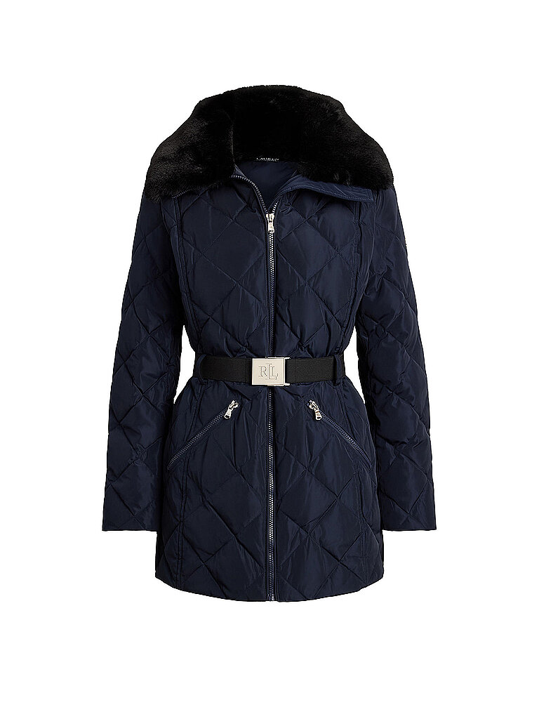 LAUREN RALPH LAUREN Daunensteppjacke dunkelblau | M