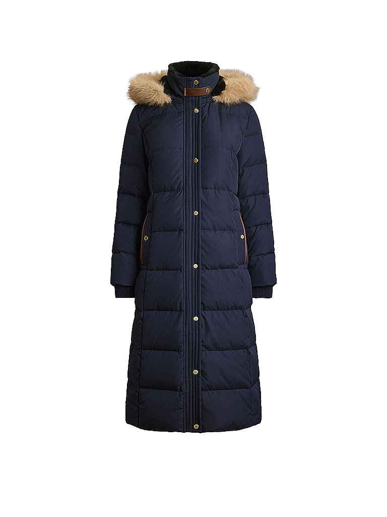 LAUREN RALPH LAUREN Daunensteppmantel dunkelblau | L