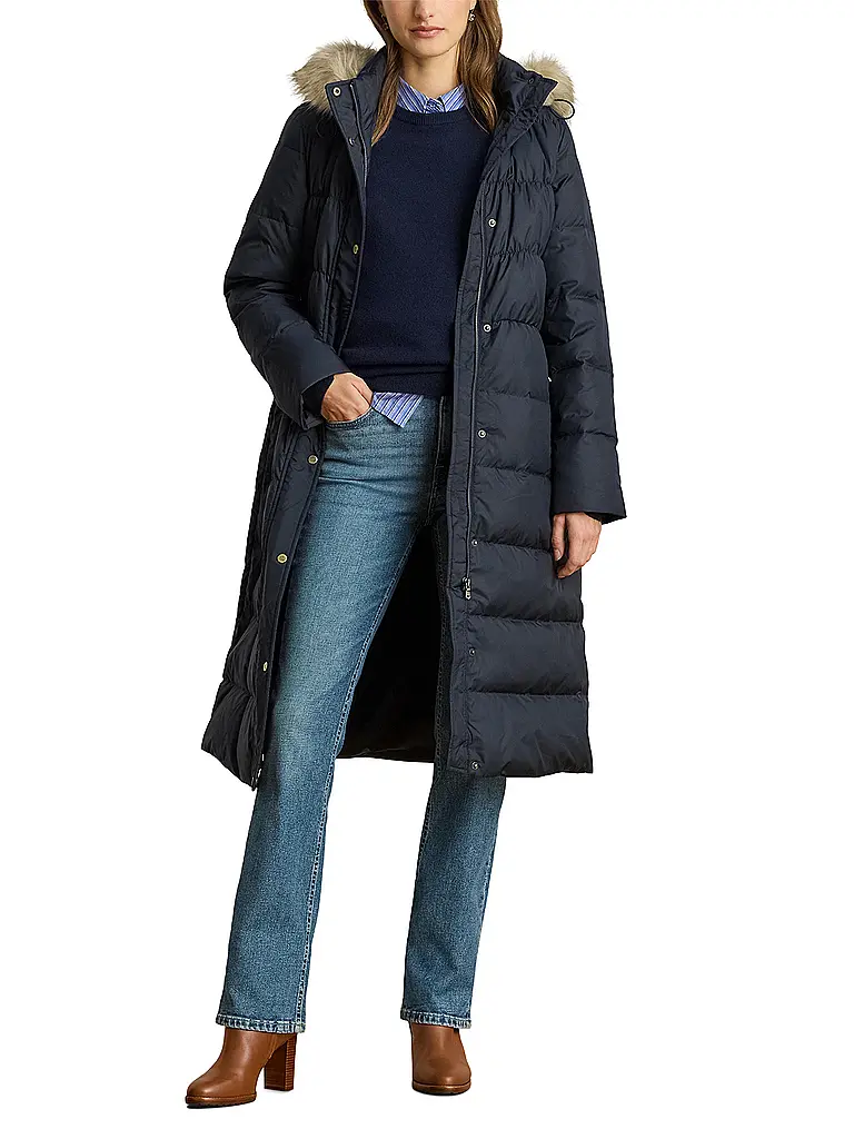 LAUREN RALPH LAUREN | Daunensteppjacke | Dunkelblau