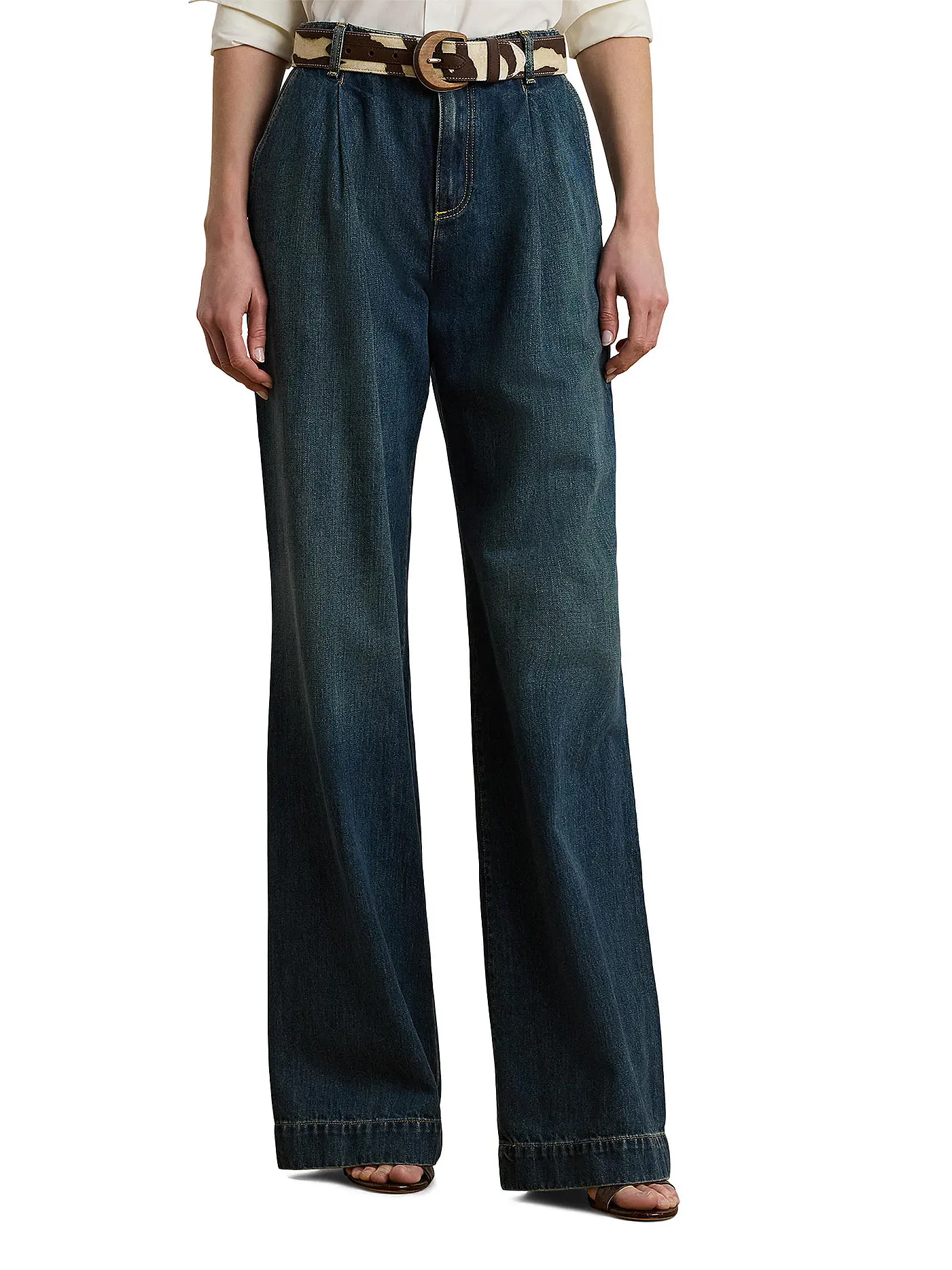 LAUREN RALPH LAUREN | Jeans Wide Leg KIRAHN | dunkelblau