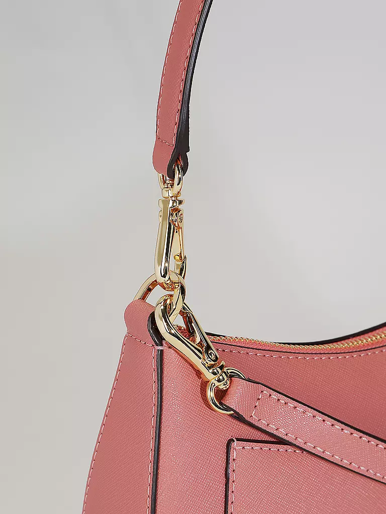 LAUREN RALPH LAUREN | Ledertasche - Henkeltasche DANNI 26 Medium | rosa