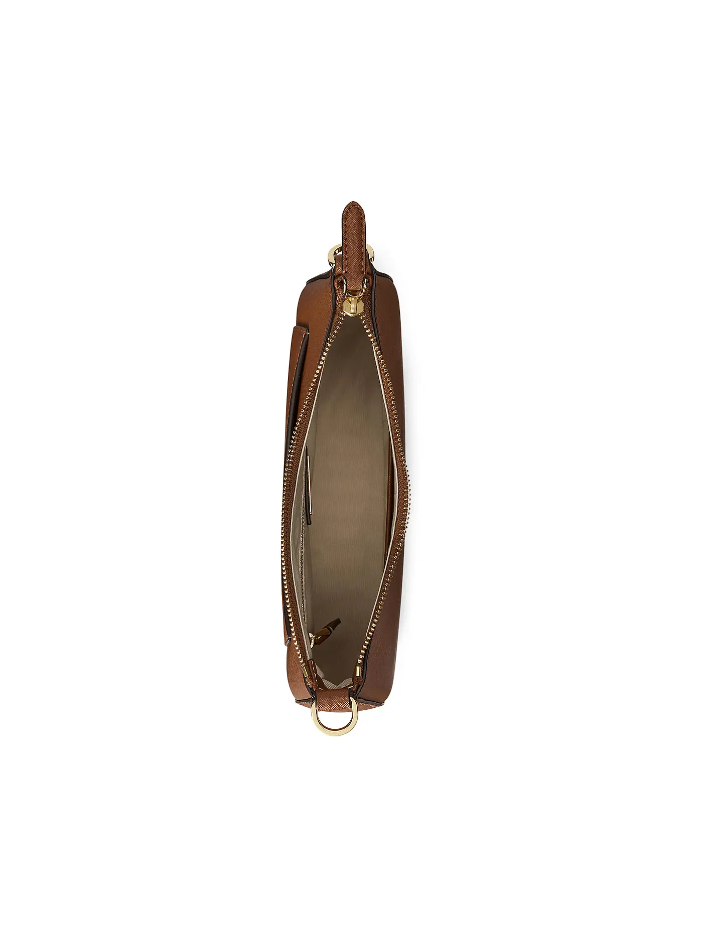 LAUREN RALPH LAUREN | Ledertasche - Henkeltasche DANNI 26 Medium | braun