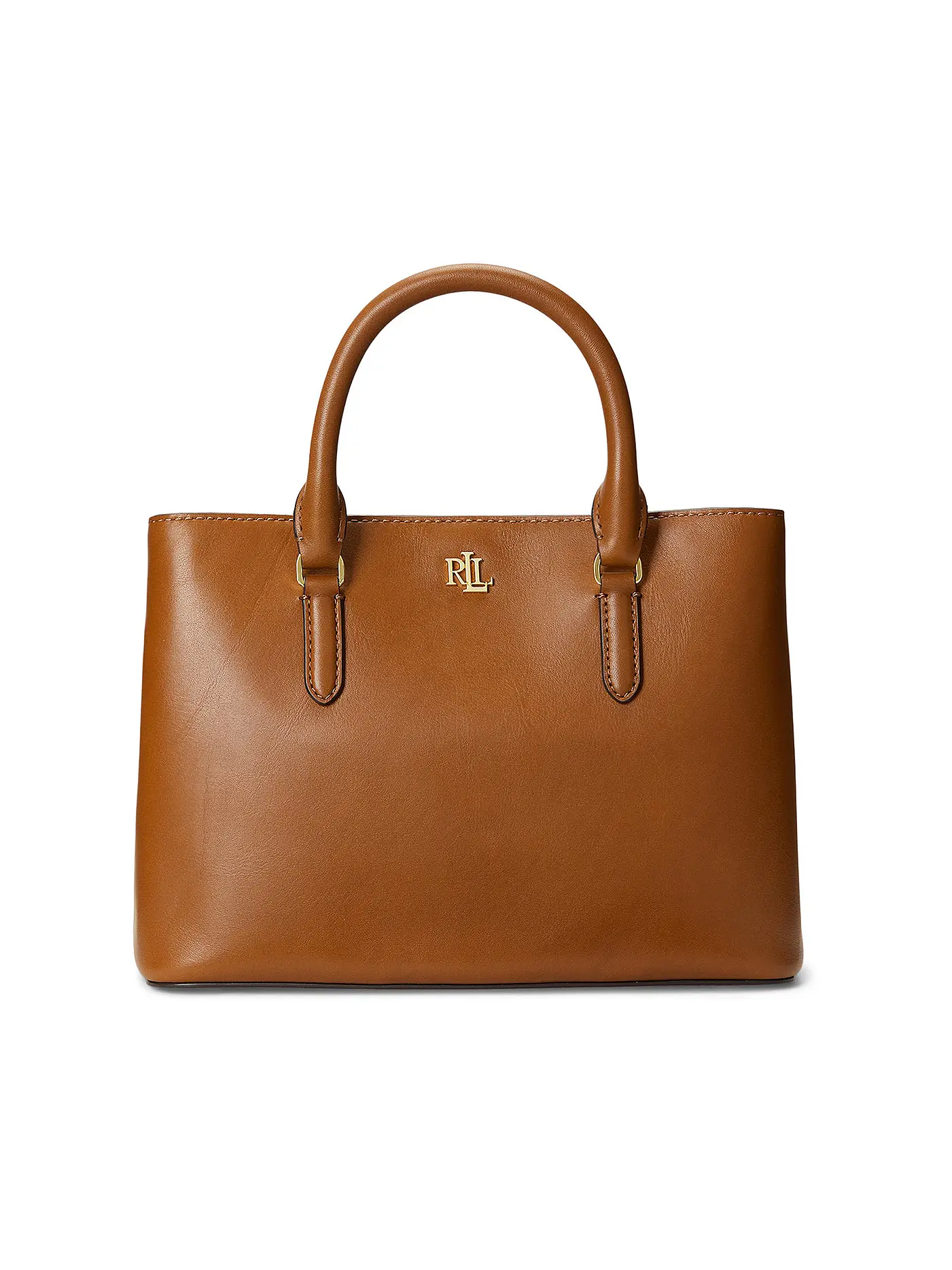 LAUREN RALPH LAUREN | Ledertasche - Henkeltasche MARCY 26 Small | braun