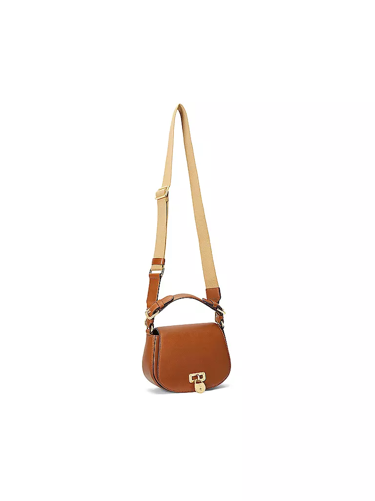 LAUREN RALPH LAUREN | Ledertasche - Henkeltasche TANNER Medium | braun