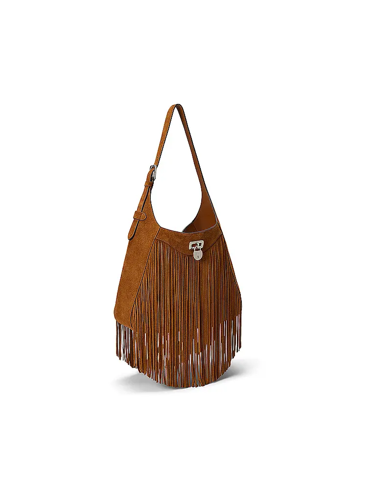 LAUREN RALPH LAUREN | Ledertasche - Hobo Bag TANNER Large | braun