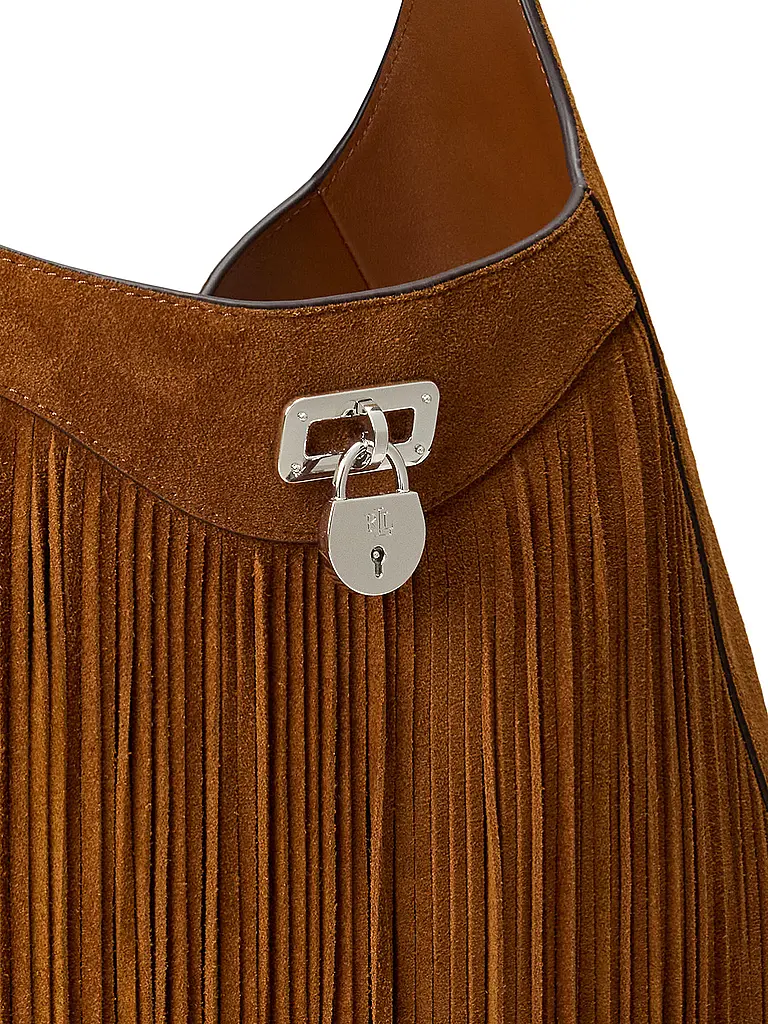 LAUREN RALPH LAUREN | Ledertasche - Hobo Bag TANNER Large | braun