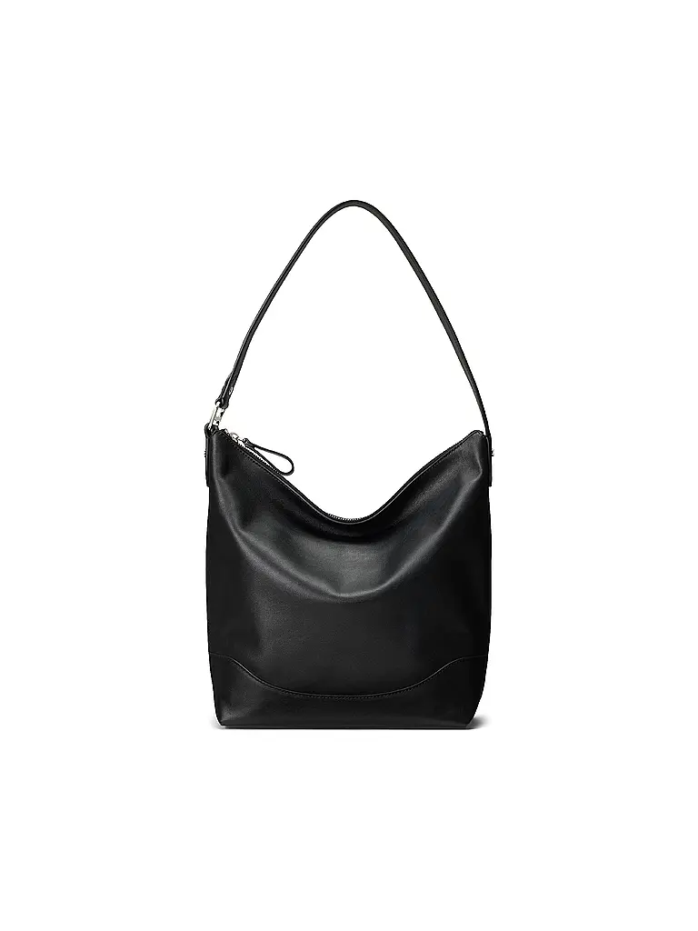 LAUREN RALPH LAUREN | Ledertasche - Hobo Bag TASHA Large | Schwarz