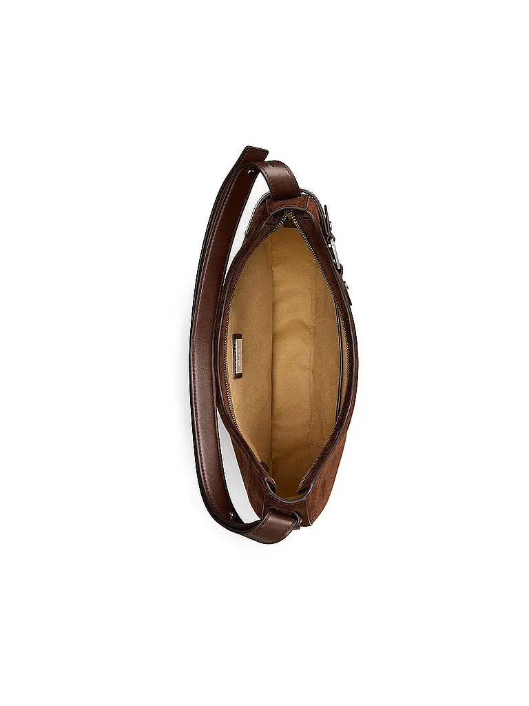 LAUREN RALPH LAUREN | Ledertasche - Hobo Bag TASHA Large | braun