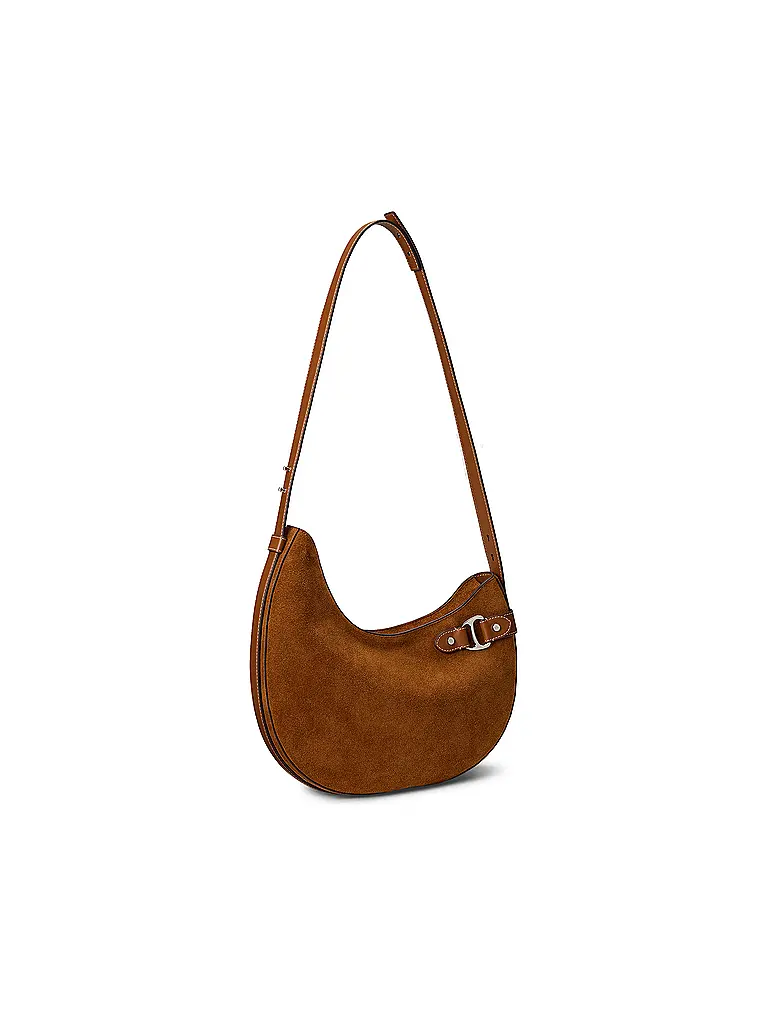 LAUREN RALPH LAUREN | Ledertasche - Hobo Bag TASHA Large | hellbraun