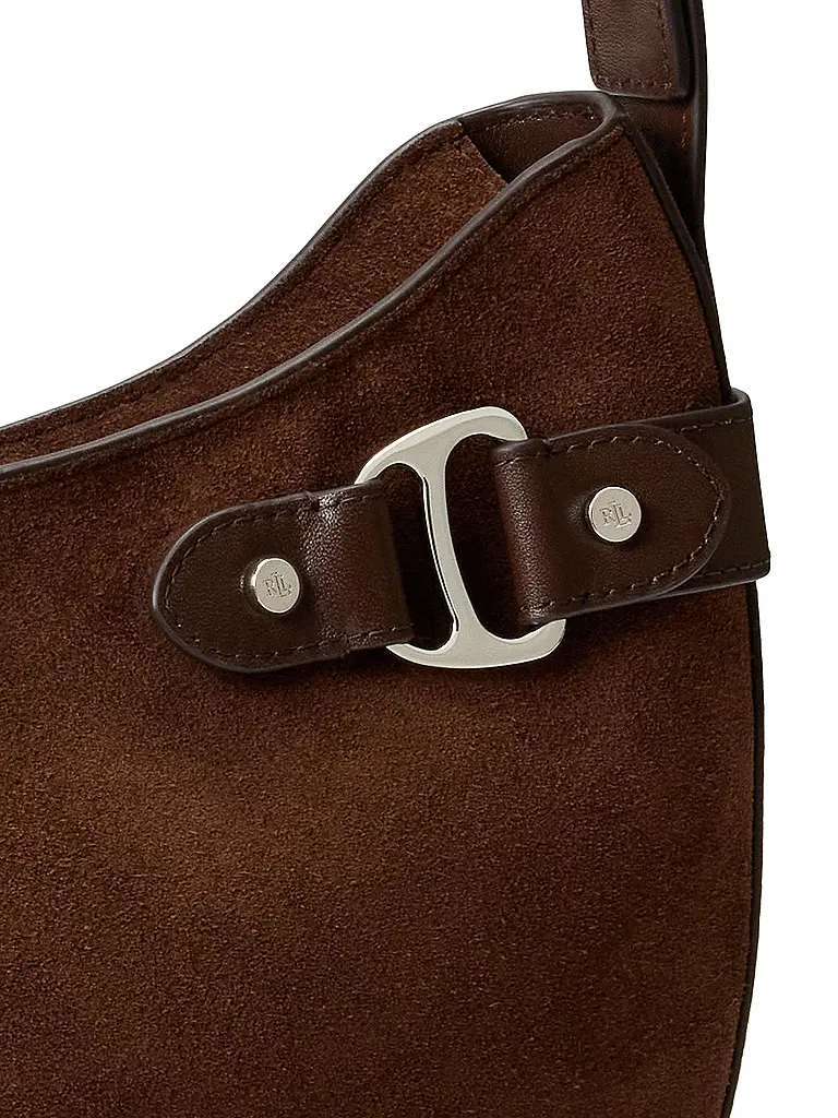 LAUREN RALPH LAUREN | Ledertasche - Hobo Bag TASHA Large | braun