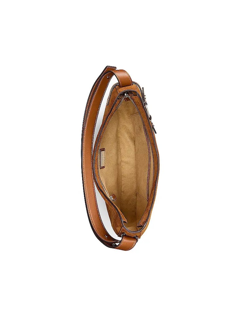 LAUREN RALPH LAUREN | Ledertasche - Hobo Bag TASHA Large | hellbraun