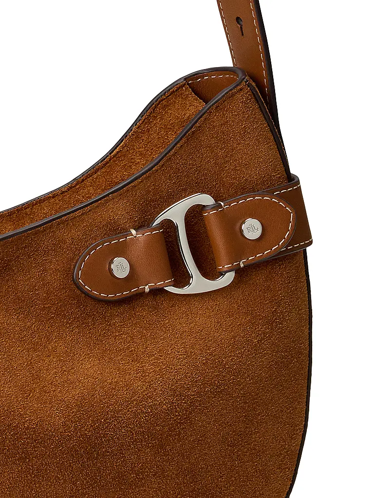 LAUREN RALPH LAUREN | Ledertasche - Hobo Bag TASHA Large | hellbraun