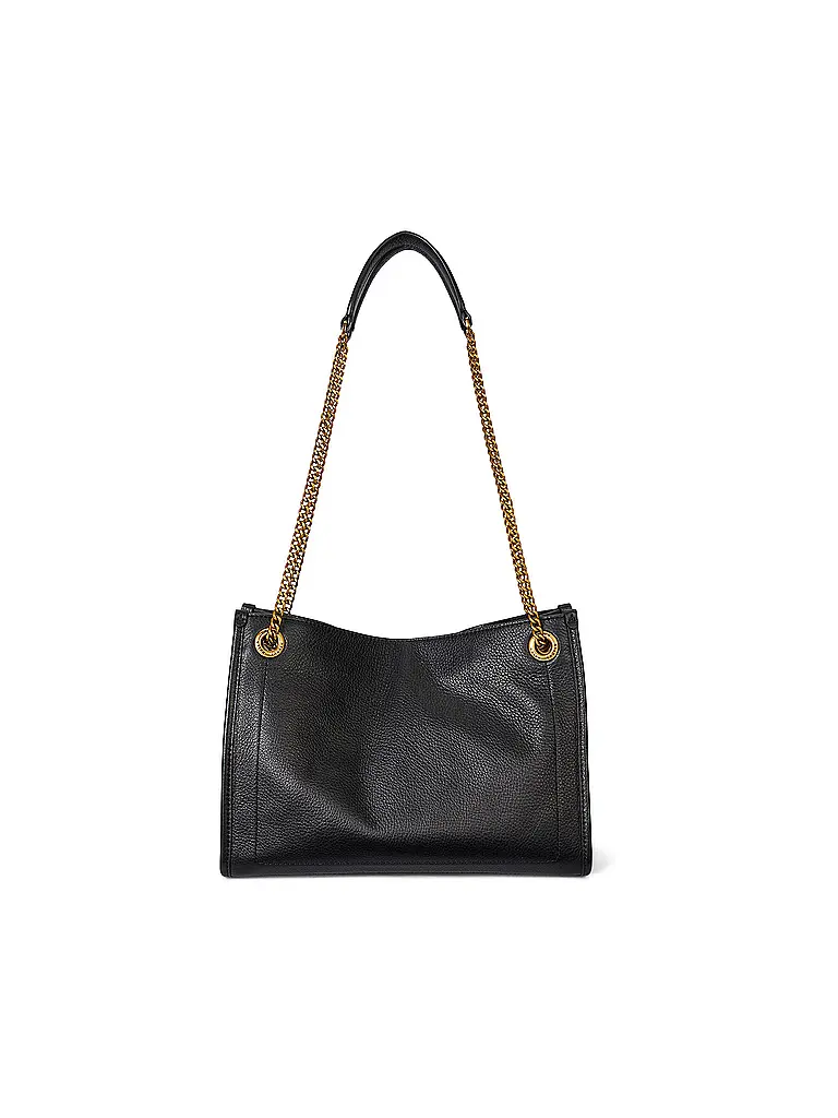LAUREN RALPH LAUREN | Ledertasche - Schultertasche BRADLEY Medium | schwarz